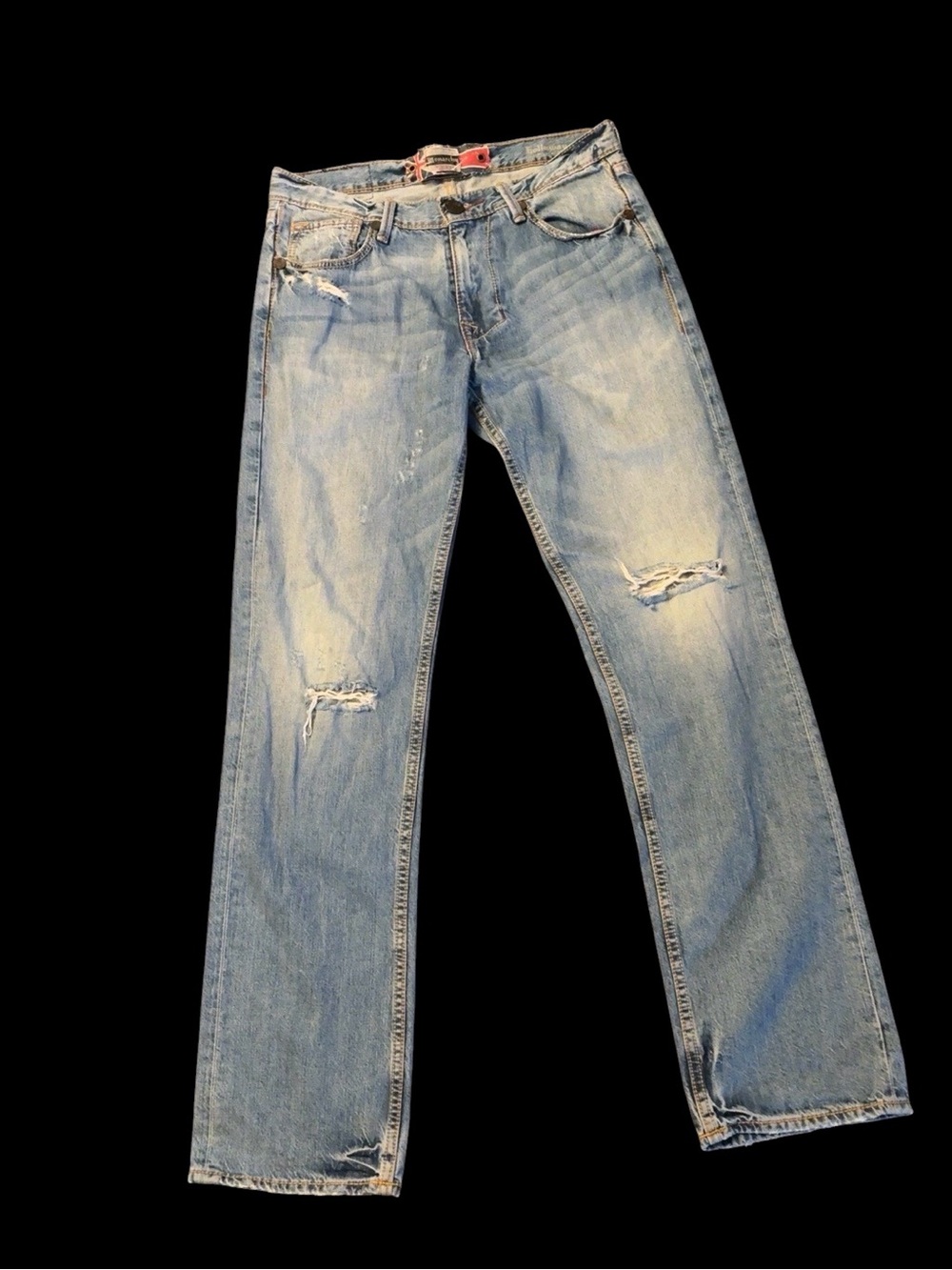 Vintage Y2K Monarchy Melbourne Collection Premium Denim Union Jack Jeans